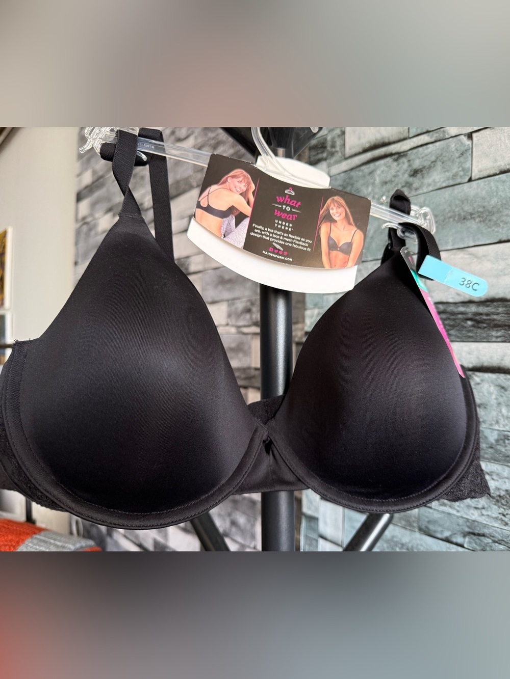 Maidenform Black Smooth Molded T-Shirt Bra